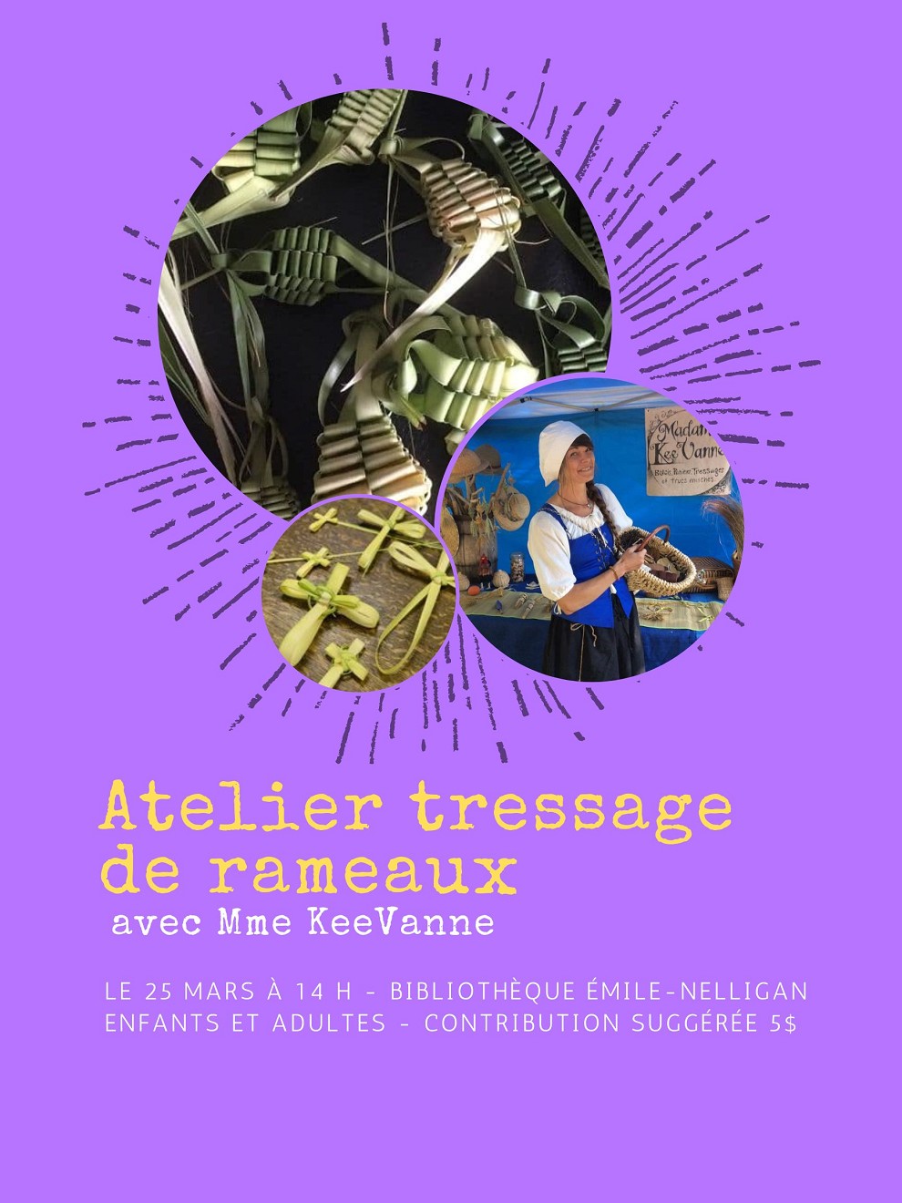 Atelier de Tressage de rameaux