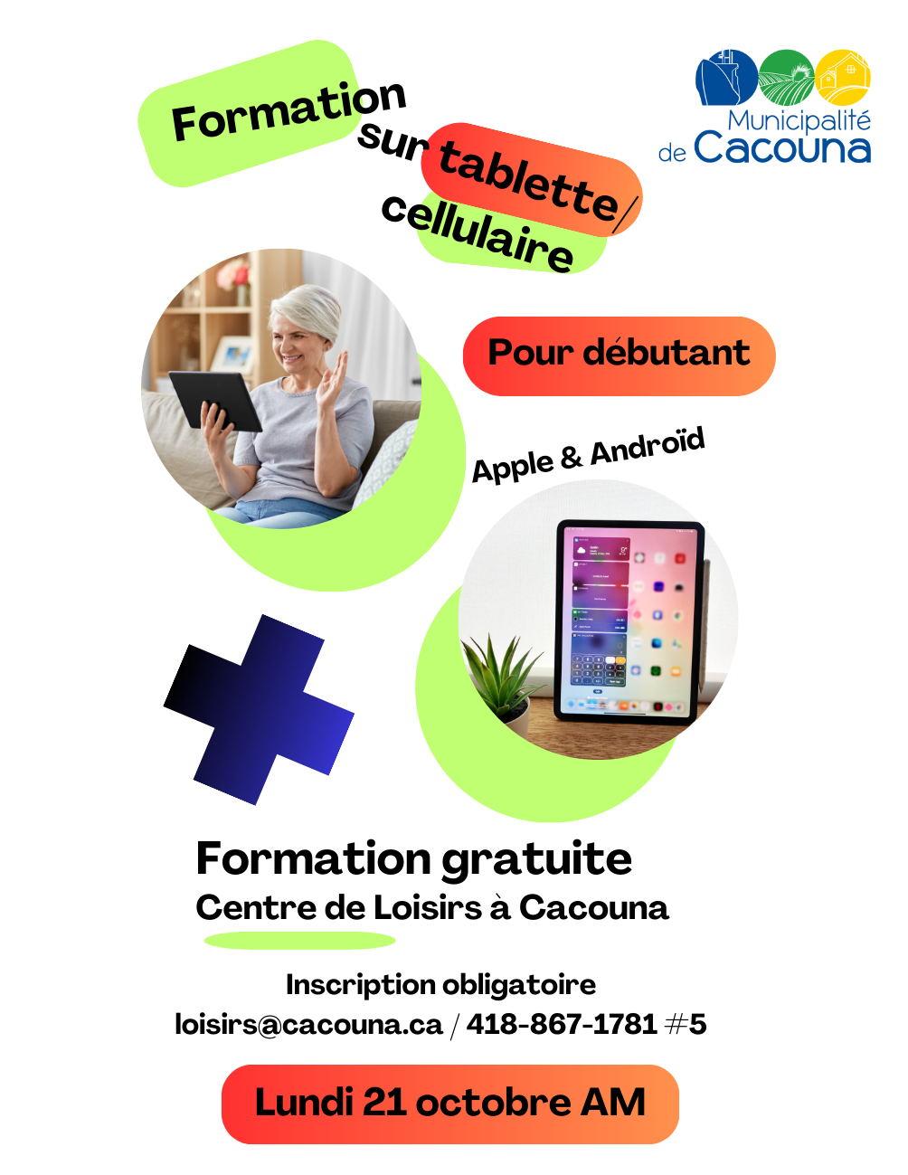 Formation tablette-cellulaire Octobre 2024 (Auteur : Laura Chénard)