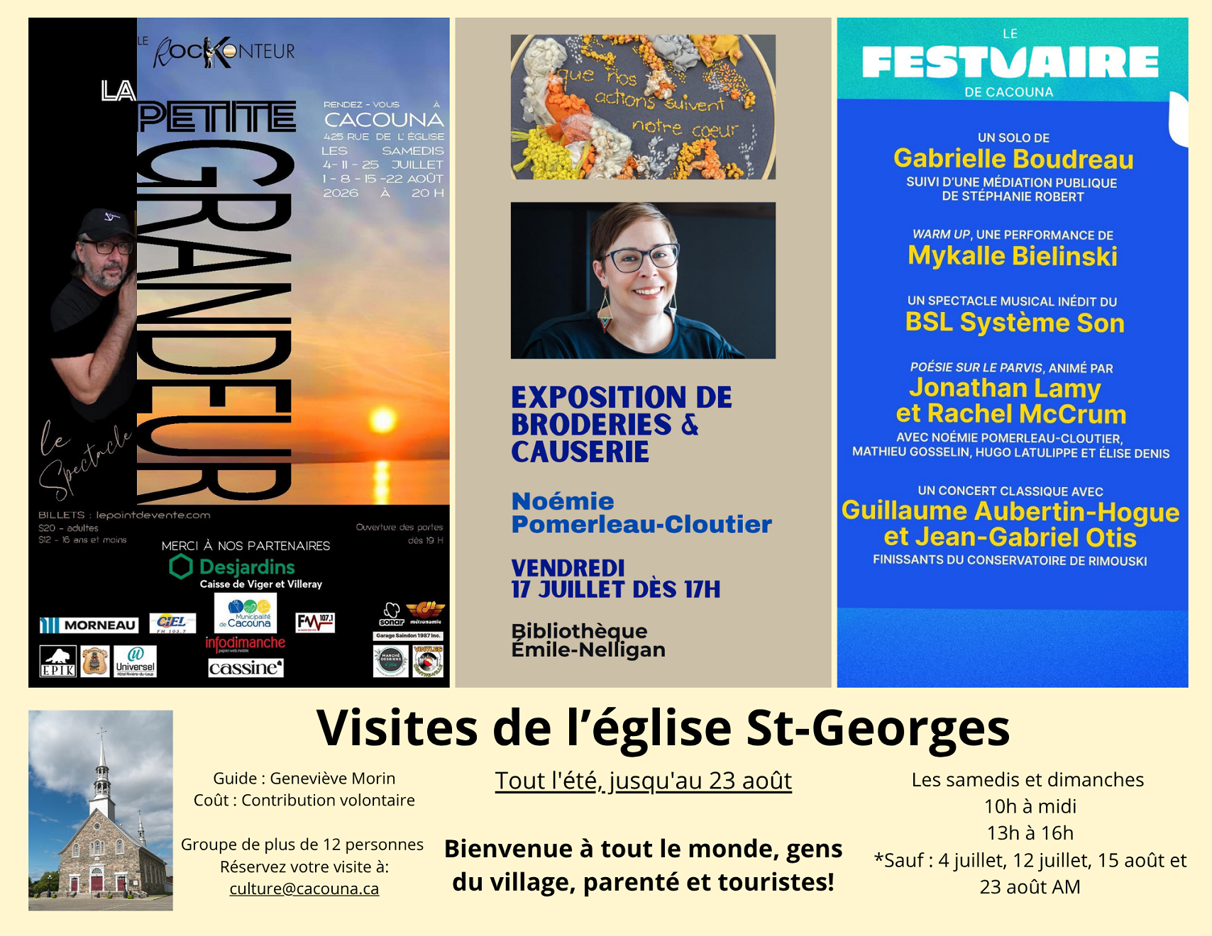 Calendrier Juillet 2026 verso