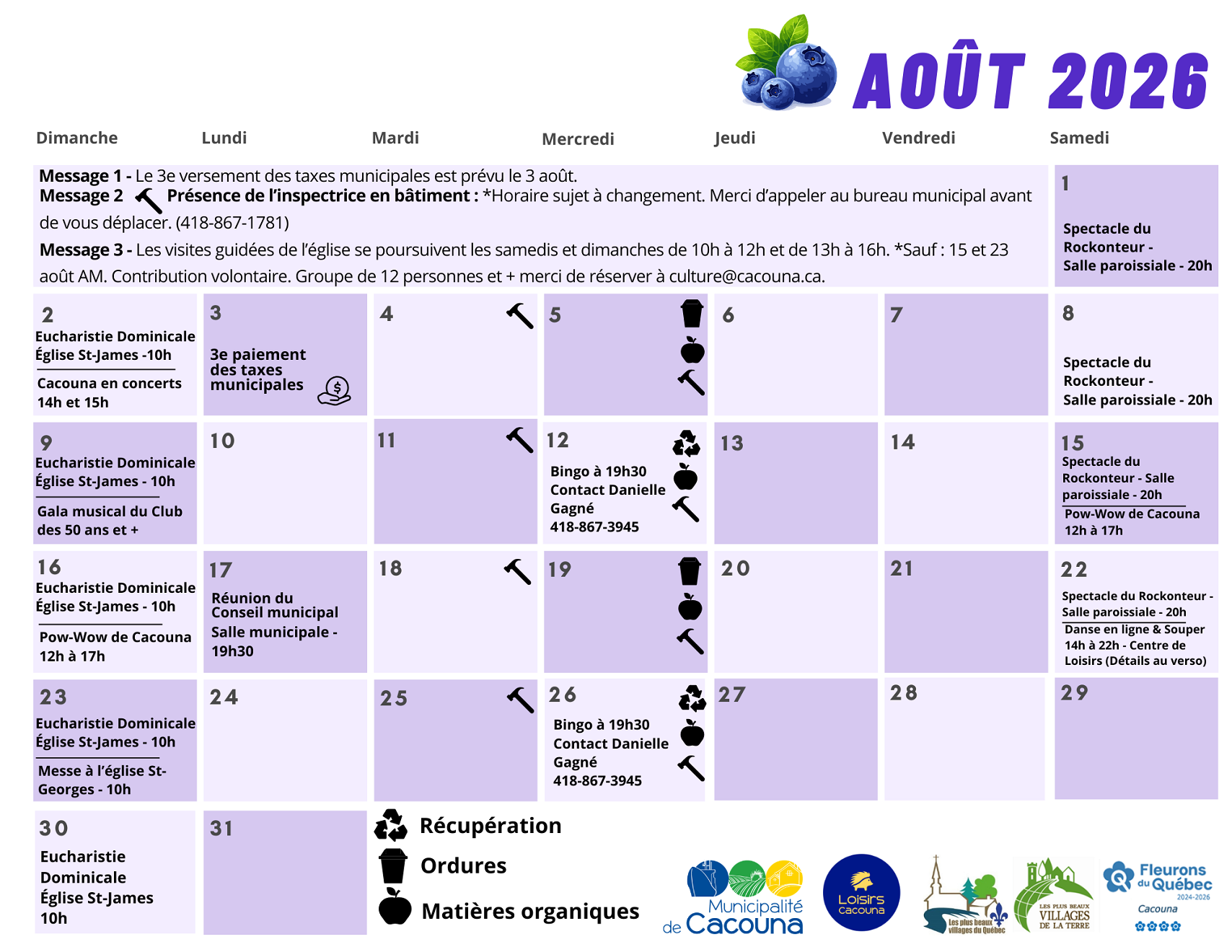 Calendrier Août 2026 recto VF