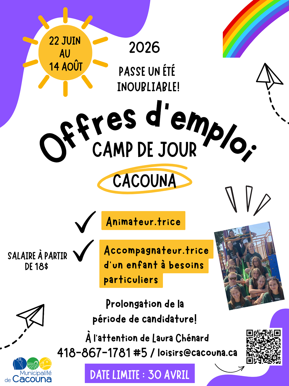 Affiche Offres d’emploi CDJ 2026_V2