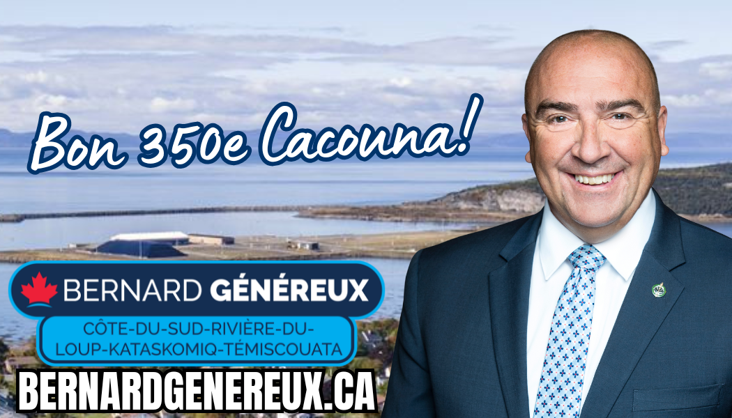 Bon 350e de Cacouna!